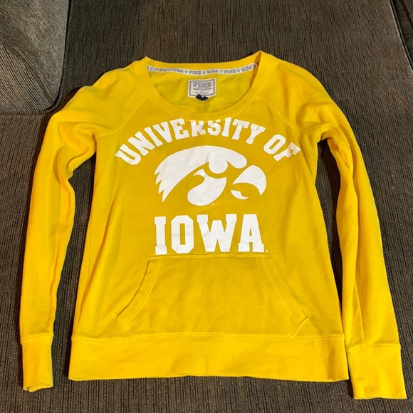 Women's Pink VS Collegiate U Of Iowa Small Swatshirt - Picture 1 of 3